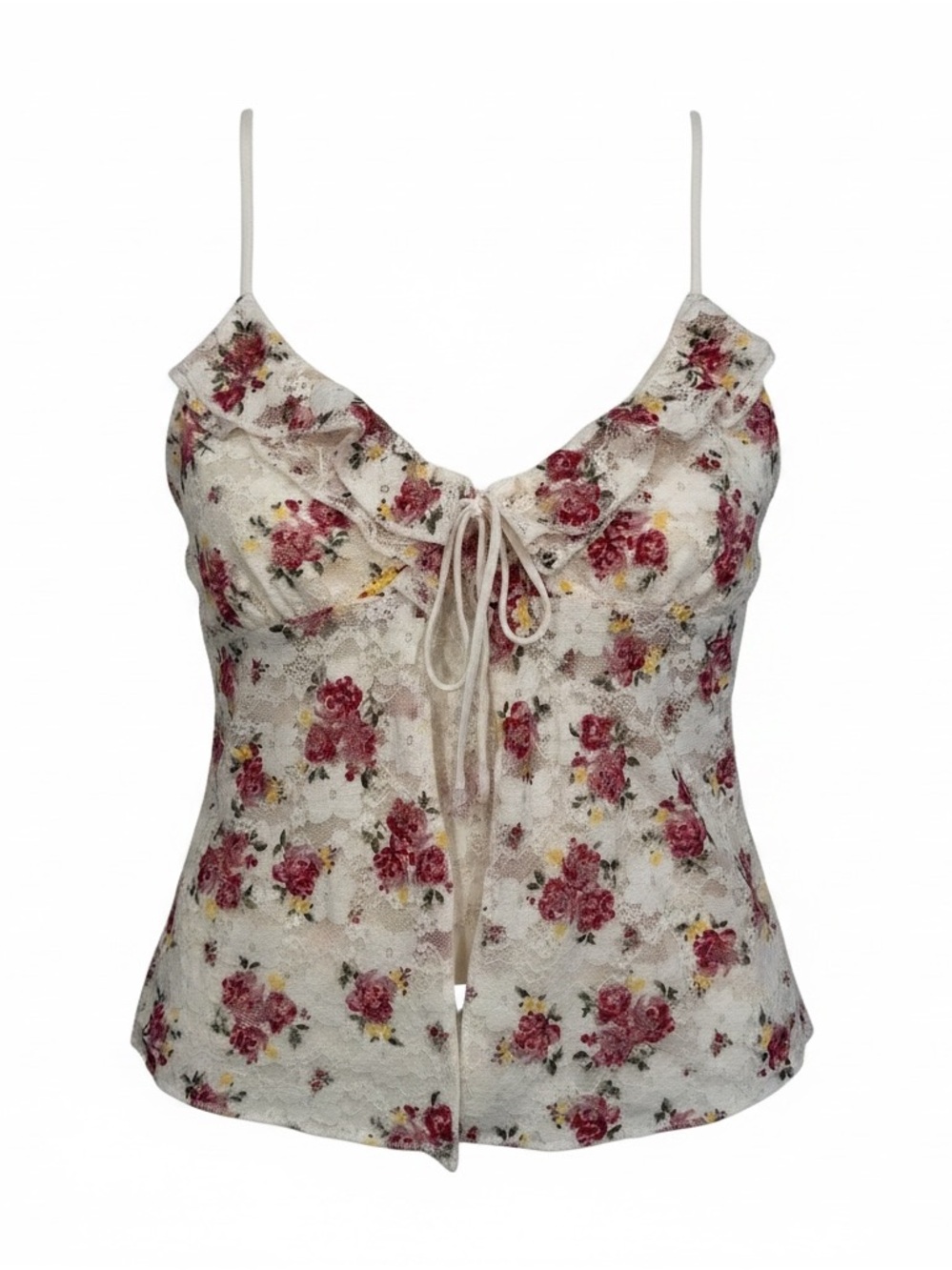 The NWT Garage Boho Halter Flyaway Cami is a stylish women's top perfect for cas